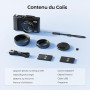 Appareil Photo Numérique 5K 80MP avec WiFi & Autofocus, Caméra Vlogging Youtube, Écran 3" 180° Rabattable, Zoom 18X, Compact Voy
