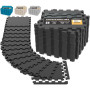 EDIESI, Sol Salle de Sport, Tatami, Tapis de Sport, pour Gym, Fitness, Musculation, Antidérapant, Puzzle, Sport Maison, EVA Caou
