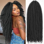 Mscat Marley Twist 24 Pouces Cheveux Synthétiques Afro Kinky Curly - 8 Paquets Crochetage