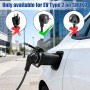 Ruiqas Adaptateur V2L Type 2 vers Schuko – 16A, 3,5kW, pour MG EV | Adaptateur de décharge V2L Type 2, Compatible MG4, MG5, MG Z