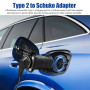 Ruiqas Adaptateur V2L Type 2 vers Schuko – 16A, 3,5kW, pour MG EV | Adaptateur de décharge V2L Type 2, Compatible MG4, MG5, MG Z