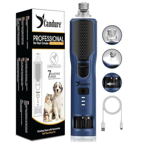 Candure Coupe Ongles Chien Pour Coupe Griffes Chien Et Coupe Ongle Chat- Acier Inoxydable Chien Toilettage Coupe Ongles Pour Ani