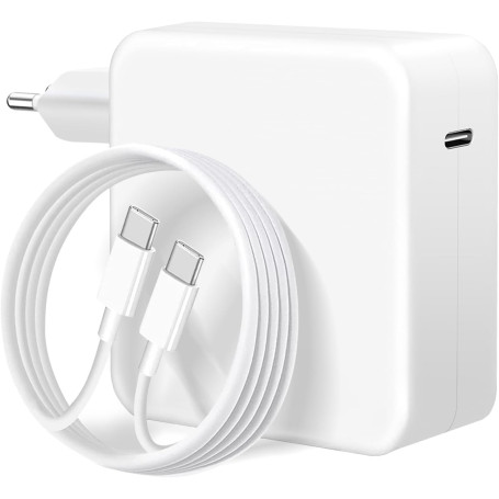 LTBSTOYE Chargeur 100 W Compatible avec Mac Book Air 13/15 Pouces, Pro 14/13/12 Pouces 2022-2018, iPad Pro, Compatible avec Leno
