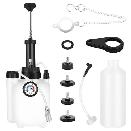 ASUNCELL 3L Vidange Liquide de Frein Manuel, Kit de Purge de Frein Manuel, Universel Purgeur de Frein, Vidange Liquide de Frein