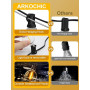 Guirlande Lumineuse Exterieure Dimmable, 30m Guirlande Guinguette Exterieur | APP et Télécommande, Musique Sync, Minuterie, 4 Mo