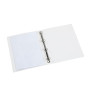 Viquel - Classeur souple en plastique 4 anneaux - Classeur personnalisable dos 3,5 cm - Etiquette d'identification - Format A4 -