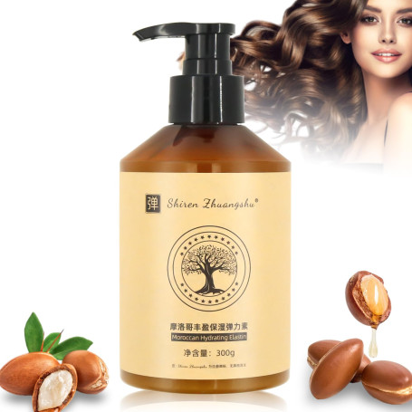 Crème Coiffante A l'huile Marocaine, Volume Marocain Hydratant Longue Durée | Crème Coiffante Hydratante, Creme Cheveux Bouclés,