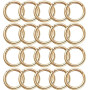 20PCS 28mm Rond Mousqueton, Snap Ressort Anneau Boucle Alliage De Zinc Trousseau Crochet Clips pour Sacs, Sacs à Main, Porte-clé