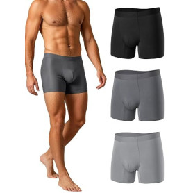 TRENDOUX Boxer Homme en Modal Doux: Confortable et Respirant Calecon Homme Boxers, Technologie sans Couture sous-Vêtements Jambe