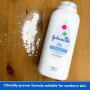 Johnson's Baby Talc pour bébé Johnson's, multipack de 2 | Talc cliniquement prouvé pour la peau délicate du nouveau-né | Laisse