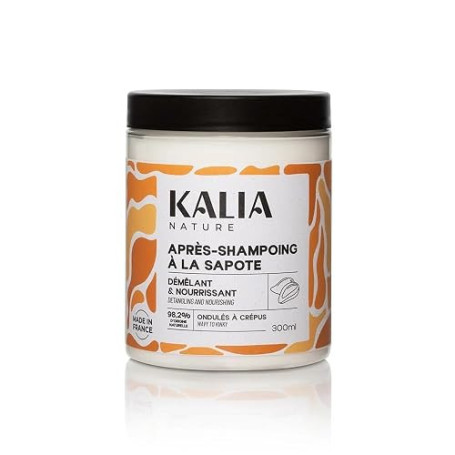 Kalia Nature - Après-Shampoing à la Sapote 300 ml - Apres shampoing - Nourrit, démêle et fait briller - Soin capillaire naturel
