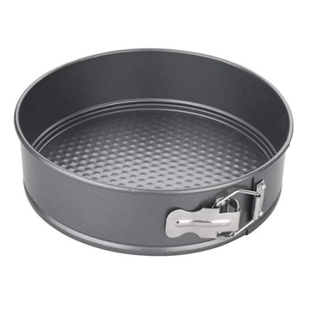 Chef Aid Moule à Gâteau Rond Amovible, Antiadhésif avec Base Démontable pour Démoulage Facile, Adapté au Réfrigérateur et Congél