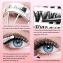 KEYRI 580 Pièces Faux Cils Individuel 30-100D Curl Extension Cils | pour l'extension de Cils à Domicile Kit Faux Cils DIY Kit Ex