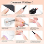 Phoenixy Kit Ongle Gel UV Complet avec 36W Lampe, 8 Couleurs Poly Ongle Gel 15ML, Set de Manucure pour Débutant Gel Construction