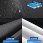Holthly Bache Voiture Exterieur pour Audi Q2（2016-2026） Housse Voiture à 10 Couche,Bache Voiture 100% Imperméable,Bâche Protecti