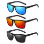 ZXTGBQ 3 Pièces Lunette de Soleil, Lunettes de Soleil Homme Polarisées, Cadres Vintage, Classiques, éLéGants, Objectifs Haute Dé