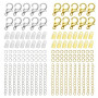 TOAOB 360pcs Kit de Pince de Homard Fermoir 12x6mm et Anneaux de Saut Ouverts 5mm en Métal Argent et Or Extension Chaîne Boucle