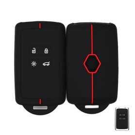Coque Clé De Voiture pour Renault,Etui Carte Renault,Protège Clé Voiture,Compatible avec Renault Clio Megane Koleos Kadjar Kango