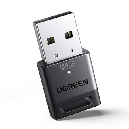 UGREEN Dongle Bluetooth 6.0 Clé USB Bluetooth pour PC BLE et EDR | Low Energy Haute, Débit de Données Amélioré, pour Casque Clav