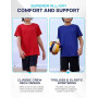 Essenclo Boys Clothing Sets Tagless Loose Athletic Performance Crew Neck T-Shirt and Short Outfits Size 3-16 (4 Piece Set)