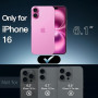 JETech Coque pour iPhone 16, Rose | Anti-Jaunissement, Antichoc, Dos PC Rigide Résistant aux Rayures, Étui Housse Bumper en TPU