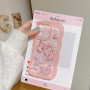 UEEBAI Wave – Coque Transparente pour iPhone 16 6,1", Motif Papillon et étoiles à Paillettes, Coque Fine résistante aux Chocs –