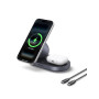 UGREEN Zapix 2 en 1 Chargeur Induction iPhone MagSafe Qi2 15W (Gris) | Compatible avec iPhone 17 16 15 14 13 12 Air Plus Pro Max