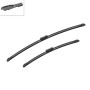 Bosch Balais d'Essuie–Glace Plats Aerotwin A863S, Longueur: 650mm/450mm – 1 Paire de Balais avant