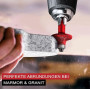 BAYERTAL Fraise à arrondir diamantée 35 mm × R10 – Pour l’arrondi des carreaux durs, grès cérame, granit, marbre, etc. – Fraise