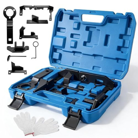 Aofesel Kit Calage Distribution PSA 1.2 PureTech, Kit de 8 Pièces pour Verrouillage et Calage Moteur, Compatible Citroën Peugeot