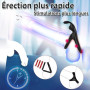 Anneaux de Pénis Triangle pour Homme Couples, Mecofy Silicone Anneaux Péniens Jouets Pour Améliorer les Performances Sexuelles,