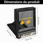 Boîte de cibles à plombs pour Airsoft Comprenant Une Cible pendulaire, Une Cible à plombs, des Accessoires pour Carabine à air c