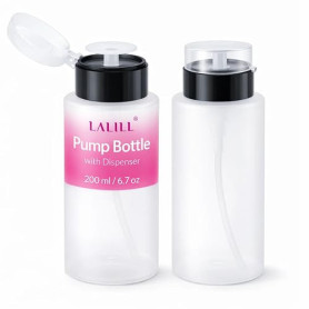 LALILL 2 Pièces Distributeur Pompe Doseur - SET Flacon Pompe pour Liquides - Dissolvant Vernis à Ongles, Dissolvant Manucure - 2