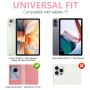 Etui avec Porte-Stylo pour Lenovo Tab M11 (TB330FU/331FC) 11 Pouces 2024 Tablette, Xiaomi Redmi Pad SE 2023, Etui Protecteur ave
