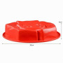 Holzsammlung Grand Moule à Gâteau en Forme de Rose Anti Adhérent en Silicone - Moules de Cuisson Pour Fête en Famille, Entre Ami