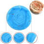 Holzsammlung Grand Moule à Gâteau en Forme de Rose Anti Adhérent en Silicone - Moules de Cuisson Pour Fête en Famille, Entre Ami