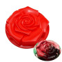 Holzsammlung Grand Moule à Gâteau en Forme de Rose Anti Adhérent en Silicone - Moules de Cuisson Pour Fête en Famille, Entre Ami