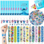 82PCS S-tichs Petit Jouet Anniversaire Invite,Party Favor Anniversaire,Noël | Cadeau Anniversaire Jouet Inclure 50 Autocollant,1