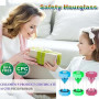 SuLiao Hourglass Sablier 1 minute bleu, minuteur pour enfants, école, brossage des dents des enfants, crèche, bureau, maison, dé