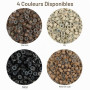 AYBUY 200 Pièces d'anneaux Micro Liens Perles en Silicone 2.5 x 3.0 x 5.0mm | Micro Anneaux Pour Extension Cheveux, pour Coller