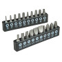 STANLEY Stht0-62113 Set de 42 Tournevis avec Sac Nylon + Tournevis Porte-Embouts + Embouts + magnétiseur - Extrémité de La Poign