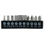 STANLEY Stht0-62113 Set de 42 Tournevis avec Sac Nylon + Tournevis Porte-Embouts + Embouts + magnétiseur - Extrémité de La Poign