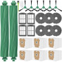 RUKHOOL 505 405 Accessoires pour iRobot Roomba Plus 405/505 / 500/400 / 506/507 Combo Pièces de Rechange pour 405 Kit 2 Brosses