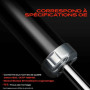 Frankberg 2 amortisseurs avant 563 mm à pression de gaz 4060A464 | Compatible avec: 4.008E3, C4 Aircross, Fourgonnette ASX GAW,