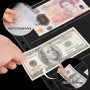 Pochettes de protection pour billets de banque 150 pochettes | Uncle Paul 50 feuilles sans acide pour billets timbres et coupons