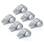 LONGKING Lot de 2364 Miroirs Auto-Adhésifs Carreaux de Mosaïque en Verre | Décoration de boule disco,DIY Decor, Argenté