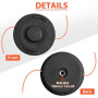 Jrisbo Autocut 25-2 Tête pour Stihl Débroussailleuse, Bobine AutoCut 25-2 Tete Faucheuse Compatible avec Stihl FS44 FS55 FS56 FS