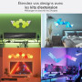 Nanoleaf Shapes Hexagone Kit de Démarrage, 9 Panneaux Lumineux LED Connectés - Appliques Murales Luminaires Intérieur Modulaires