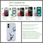 Keyihan Coque Compatible avec iPhone 16 (6,1 Pouces) Housse de Protection en TPU Transparente Clair Souple Flexible Absorption d