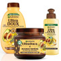 Garnier Ultra Doux - Routine pour Raviver les Boucles des Cheveux Secs, Bouclés à Crépus - À l'Huile d'Avocat et Beurre de Karit